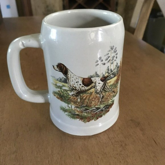 Vintage McCoy Pottery Pointer Dog Coffee Mug Cup 6395 - Picture 1 of 3